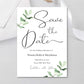 Eucalyptus Save the Date Digital Download - Digital Doc Inc