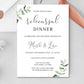 Rehearsal Dinner Invitation Digital Download - Digital Doc Inc