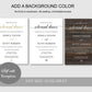 Rustic Wedding Rehearsal Dinner Invitation Template - Digital Doc Inc