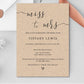 Rustic Bridal Shower Invitation Template - Digital Doc Inc