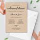 Rustic Rehearsal Dinner Invitation Template - Digital Doc Inc