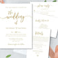 Gold Wedding Invitation Template - Digital Doc Inc