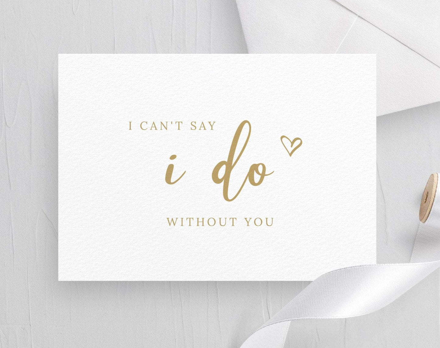 I can’t say I do without you card - Digital Doc Inc