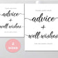 Words Of Wisdom For The Happy Couple Sign - Digital Doc Inc