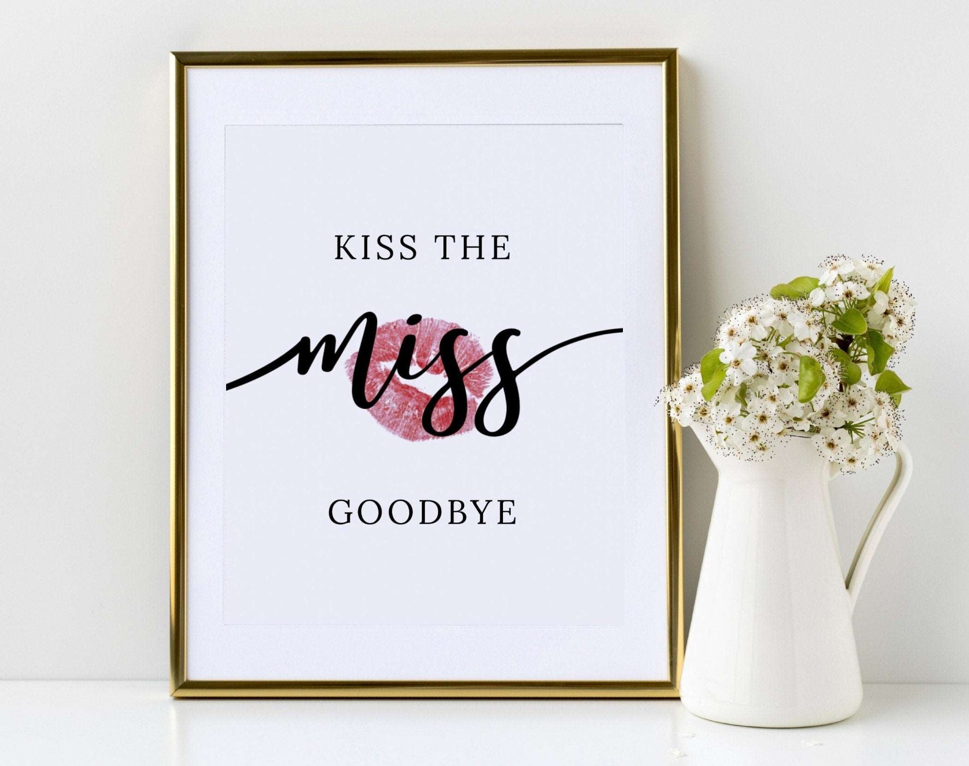 Hen Party Kiss The Miss Goodbye - Digital Doc Inc