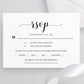 RSVP Card Template for Wedding - Digital Doc Inc