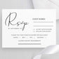 RSVP Wedding Postcard Template - Digital Doc Inc