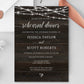 Rustic Wedding Rehearsal Dinner Invitation Template - Digital Doc Inc