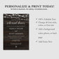 Rustic Wedding Rehearsal Dinner Invitation Template - Digital Doc Inc