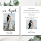 We Eloped Modern Wedding Announcement - Digital Doc Inc