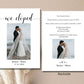 We Eloped Modern Wedding Announcement - Digital Doc Inc