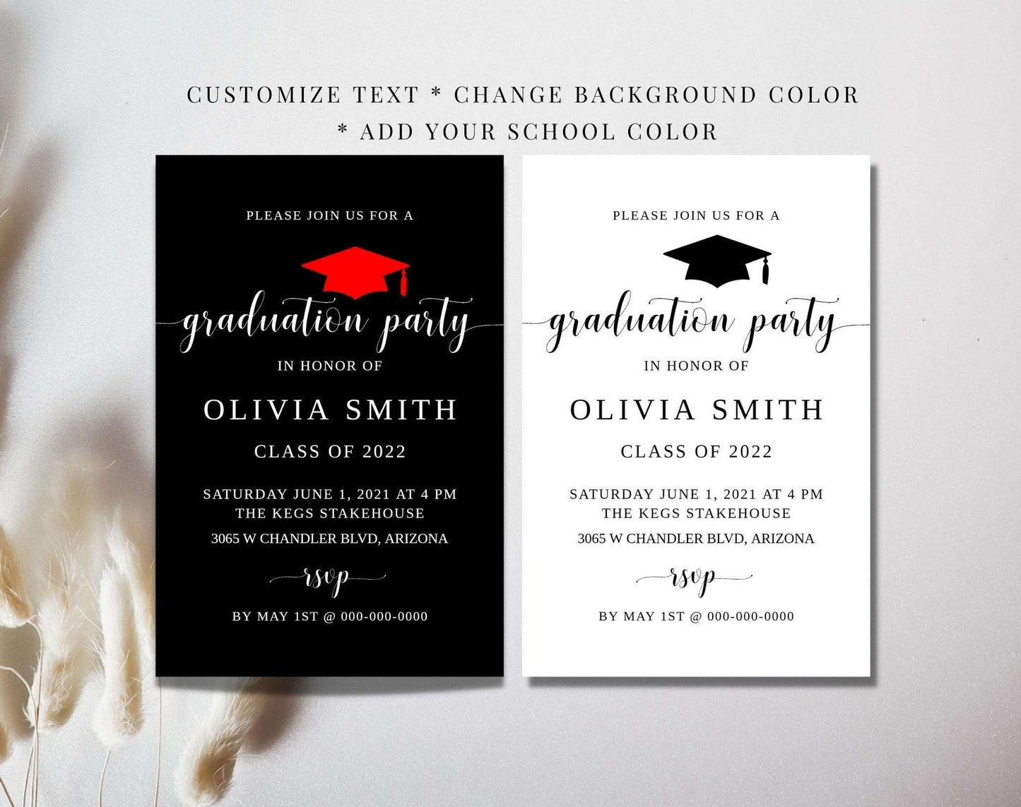 Graduation Invitation Template - Digital Doc Inc