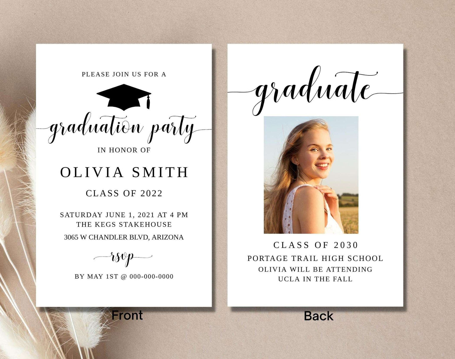 Graduation Invitation Template - Digital Doc Inc