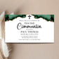 First Holy Communion Invite Card Instant Download Editable