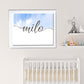Nursery Name Sign Template