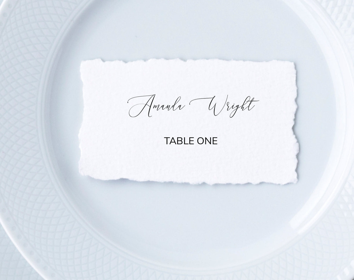 MINIMAL Wedding Place Cards Template - Digital Doc Inc