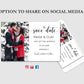 Save the Date Photo Template