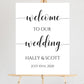 Wedding Welcome Sign Template - Digital Doc Inc