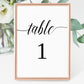 Wedding Table Number Template - Digital Doc Inc