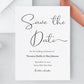 Save The Date Wedding Announcement