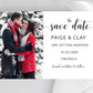 Save the Date Photo Template