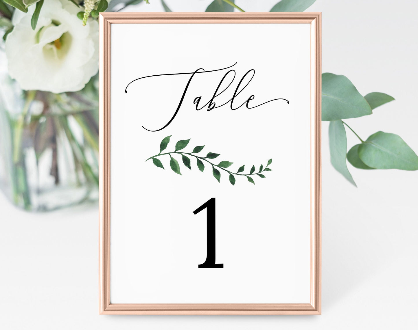 Table Numbers Template