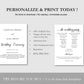 Wedding Program Fans Instant Download - Digital Doc Inc