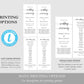 Wedding Ceremony Program