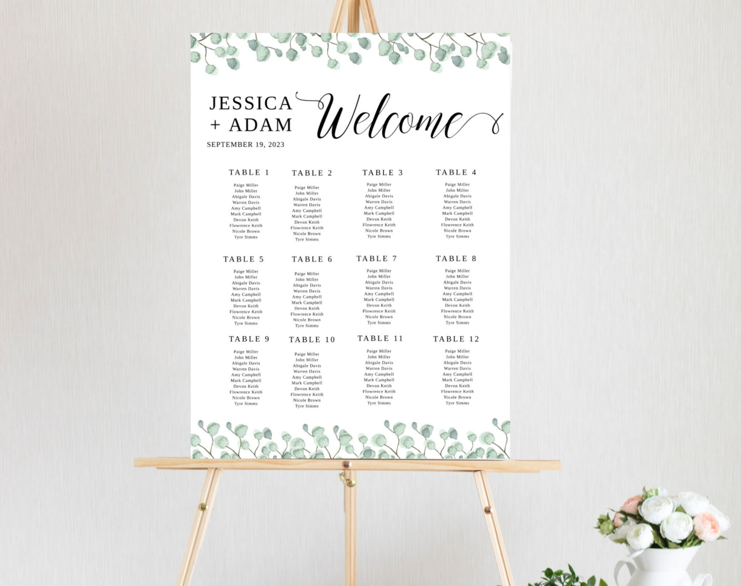 Wedding Seating Charts