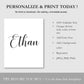 Personalized Name Sign Baby Gift