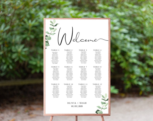 Wedding Seating Chart,