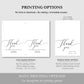 Wedding Thank You Card