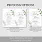 Bridal Shower Invitation with Eucalyptus