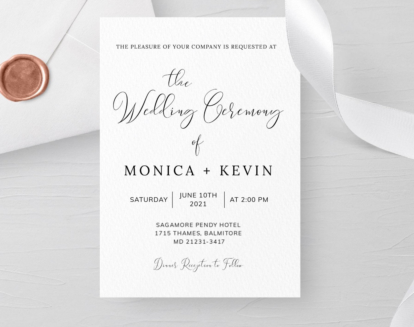 Wedding Invitation Suite