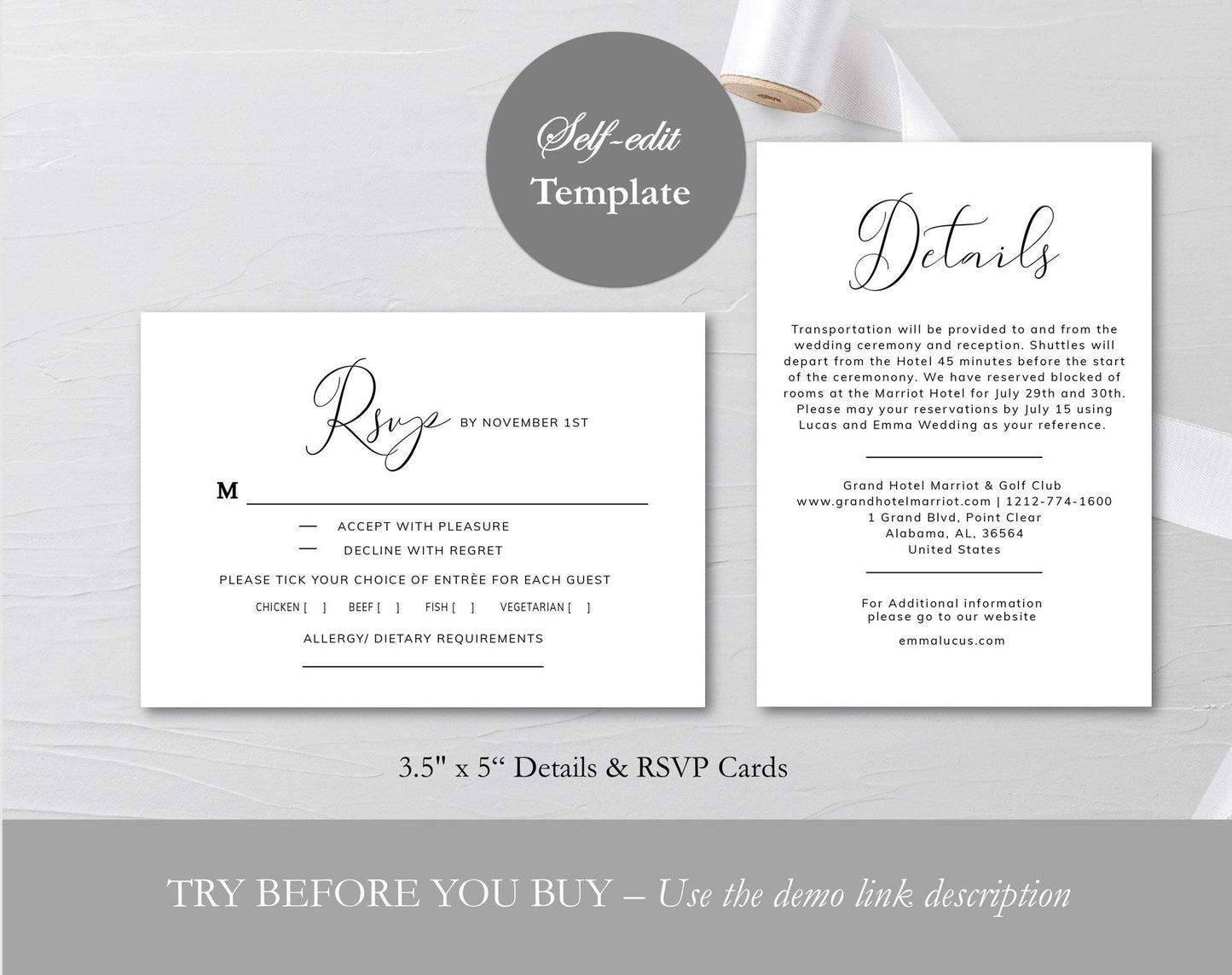 Wedding Invitation Suite