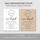 Wedding Reception Invitation