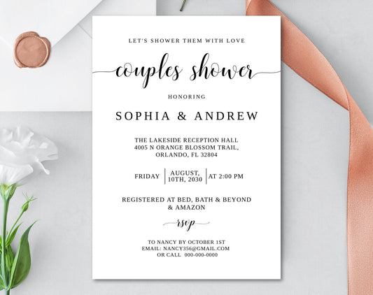 Couples Shower Invitation