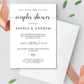 Couples Shower Invitation