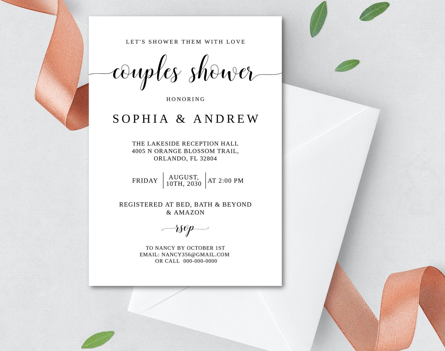 Couples Shower Invitation