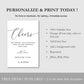 Wedding Favor Cheers to Love Gift Tags