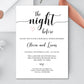 Rehearsal Dinner Invitation - Digital Doc Inc