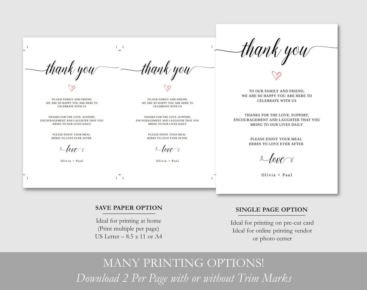 Graduation Thank You Card Template - Digital Doc Inc