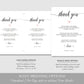 Bridal Shower Thank You Cards - Digital Doc Inc