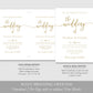 Gold Wedding Invitation Template - Digital Doc Inc