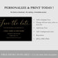 Black & Gold Save the Date - Digital Doc Inc