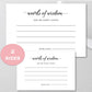 Advice For The Happy Couple Printable