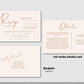 Terracotta Wedding Invitation