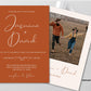 Terracotta Wedding Invitation