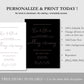 Elegant Dusty Rose Wedding Invitation Template - Digital Doc Inc