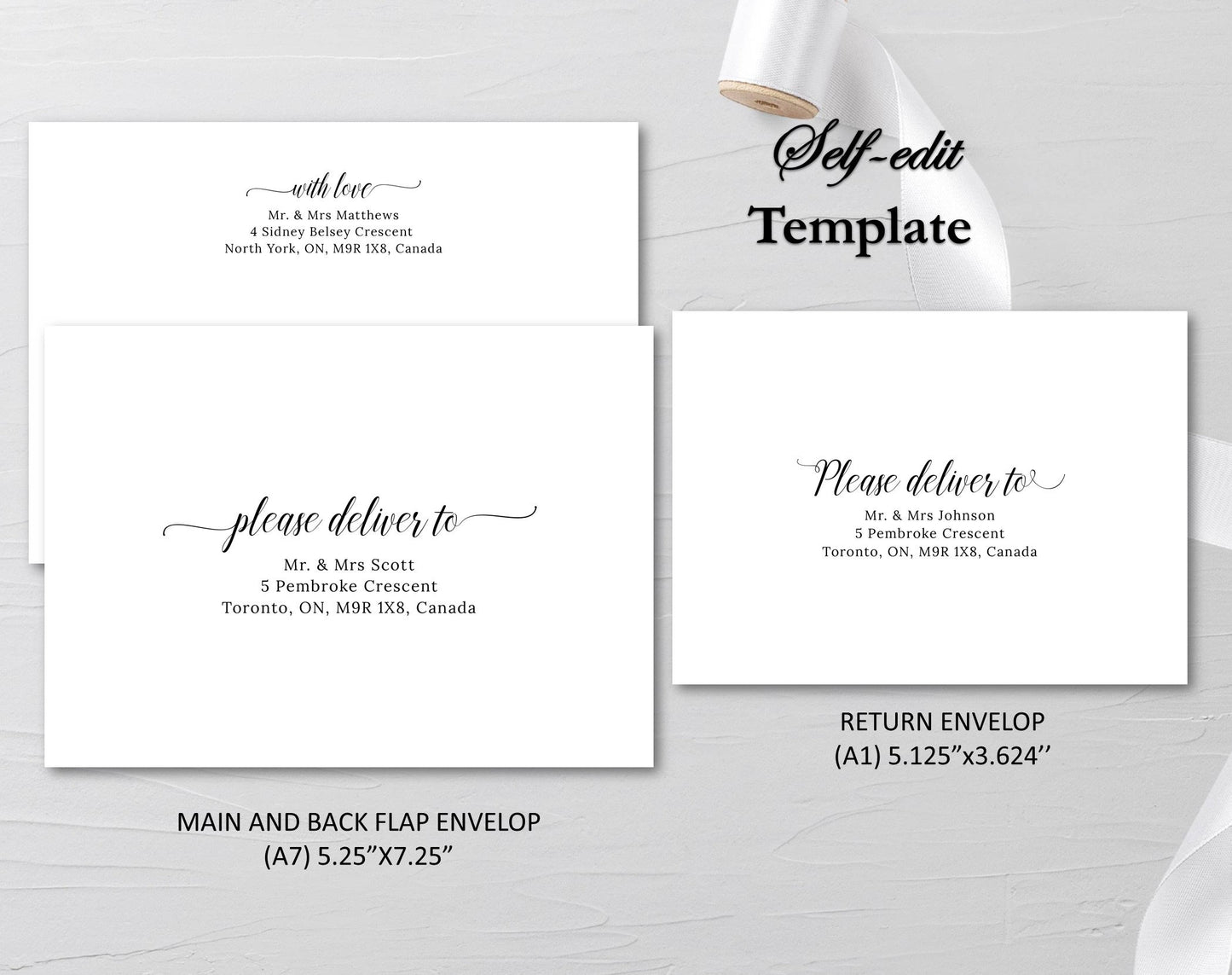 Wedding Envelope Address